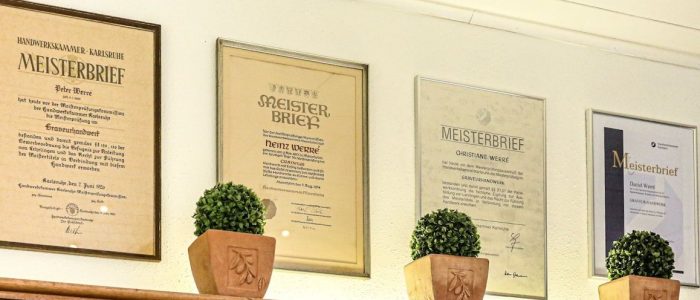 Meisterbriefe