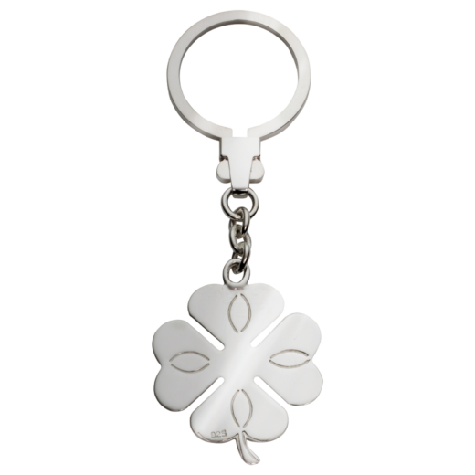 Schlüsselanhänger Kleeblatt 925 Silber