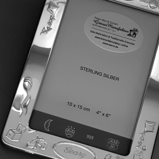 Kinder Bilderrahmen Spielzeug 925 Silber