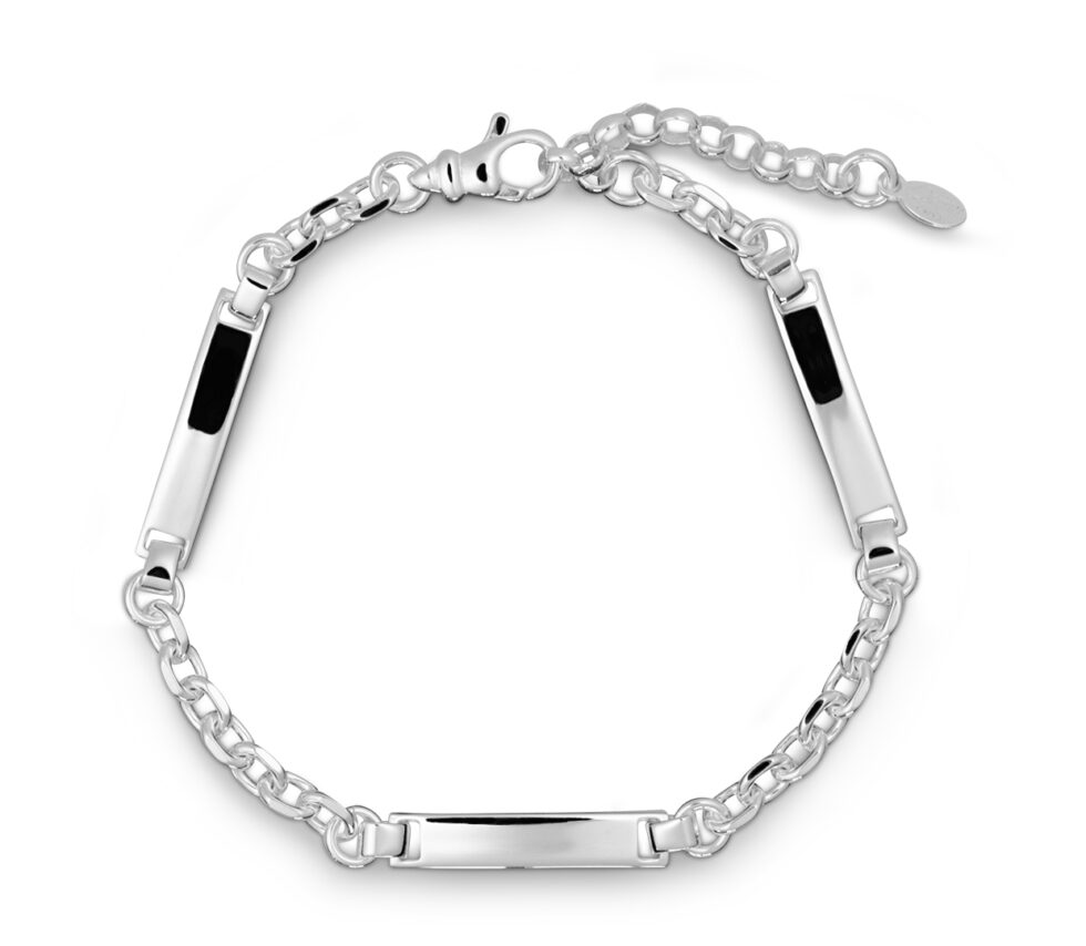 ID Armband 925 Silber Unisex