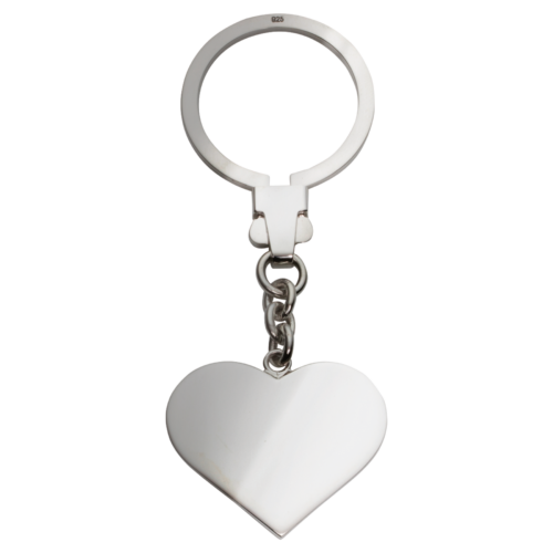 Schlüsselkette 925 Silber Herz 1 Schlüsselkette 925 Silber Herz