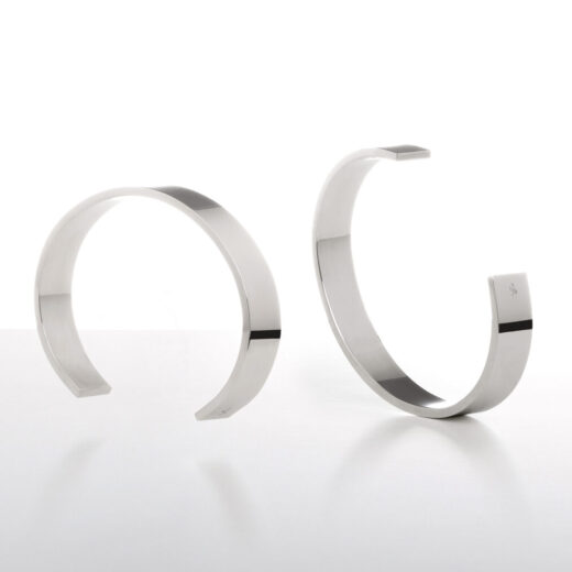 Armspange Unisex 925 Silber Rechtkant 11mm