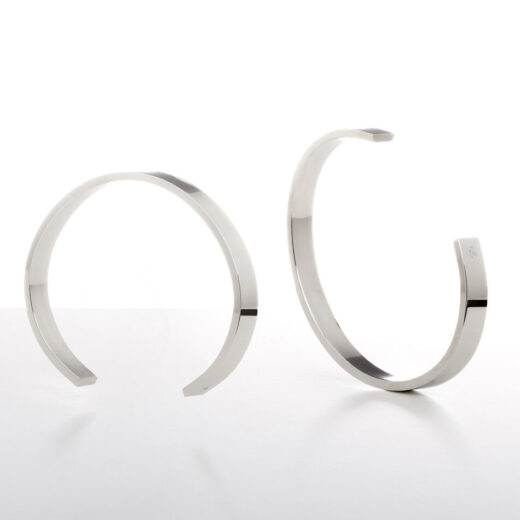 Armspange Unisex 925 Silber Rechtkant 7mm
