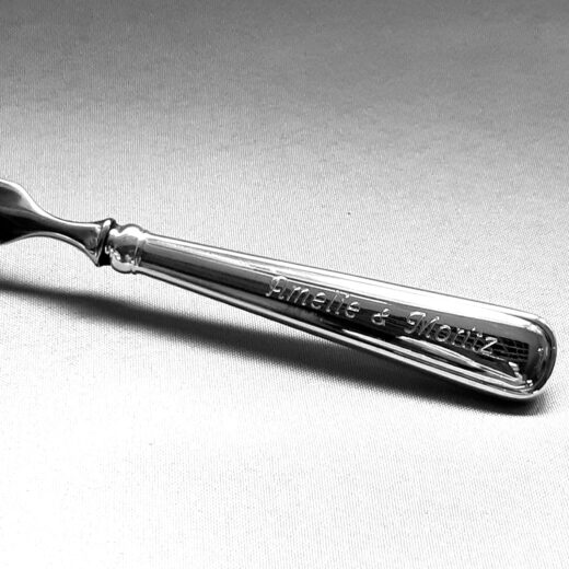 Brieföffner 925 Silber Gravur zur Hochzeit